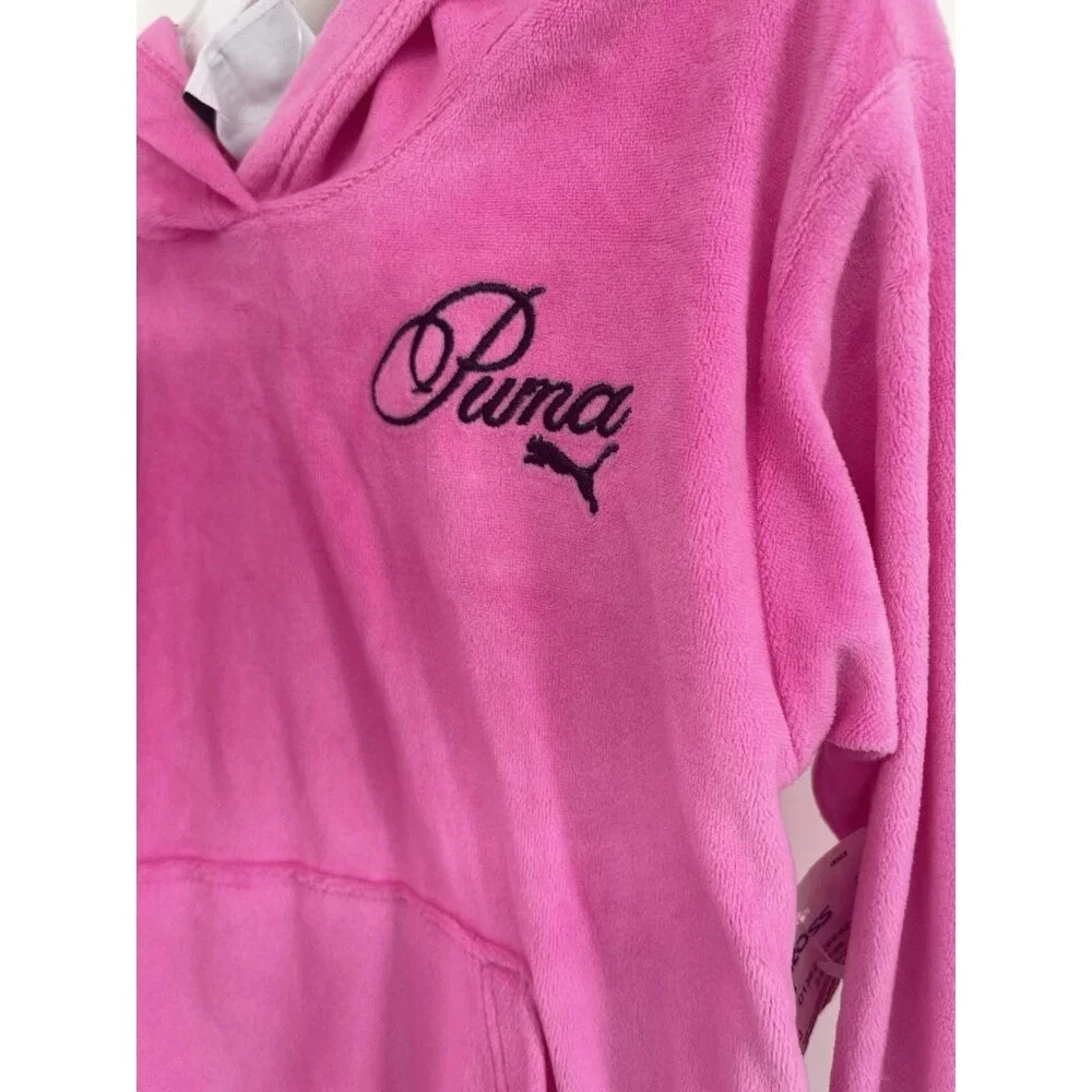 NWT PUMA SIZE 24 MONTHS 2 PIECE‎ TRACK JOGGING SWEAT Pink Black Girls Athletic